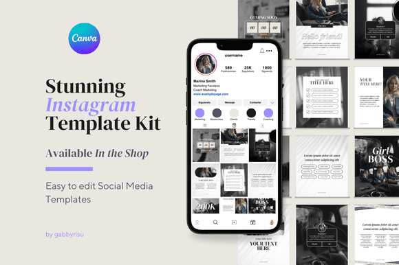 Download Stunning Instagram Template Kit - Premium Resources