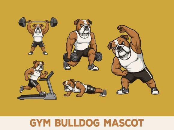 Download Gym Bulldog Mascot - Gym Collection