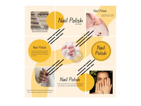 Download Media Social Template Beauty Nail Polish - Premium Resources